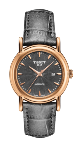 Tissot Carson Automatic 29.7 Rose Gold / Grey / Strap